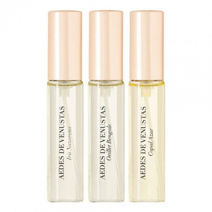 Aedes de Venustas Decouverte 3*10ml edp \Iris Nazarena+Oeillet Bengale+Copal Azur\